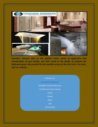 cascada s showers take on the popular trend