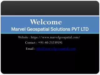 Marvel Geospatial - a solution for accurate data mapping and management.