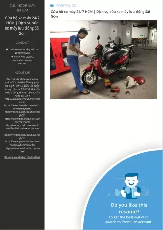 Cứu hộ xe máy 24/7 HCM | Dịch vụ sửa xe máy lưu động Sài Gòn