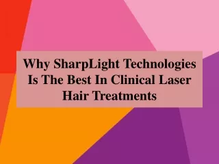 The Best In Clinical Laser Hair Treatments