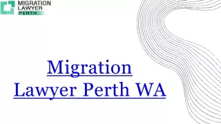 Migration Lawyers Perth WA.