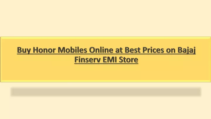 buy honor mobiles online at best prices on bajaj finserv emi store