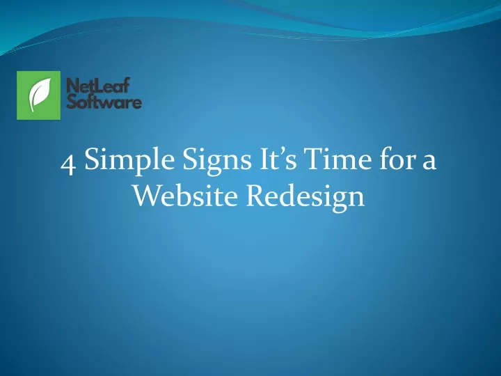 4 simple signs it s time for a website redesign
