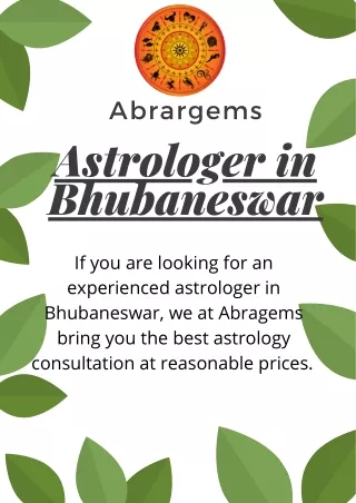 Astrologer in Bhubaneswar