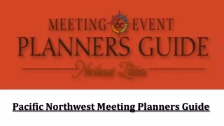 Event Planning Portland