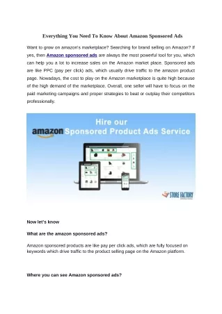 everything you need to know about amazon
