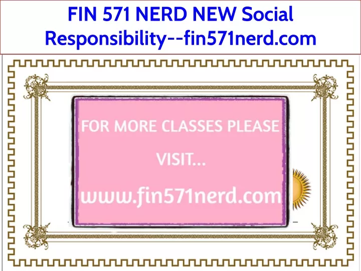 fin 571 nerd new social responsibility fin571nerd
