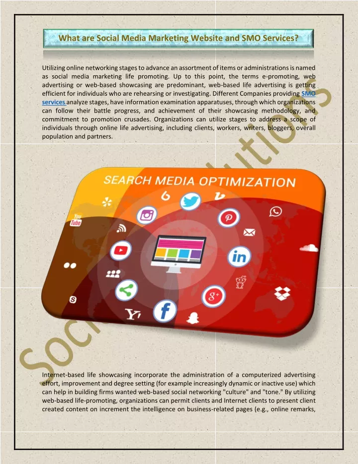 what are social media marketing website
