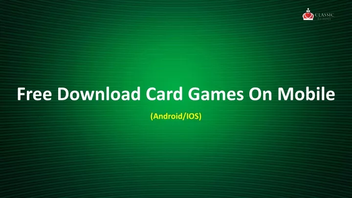 free download card games on mobile