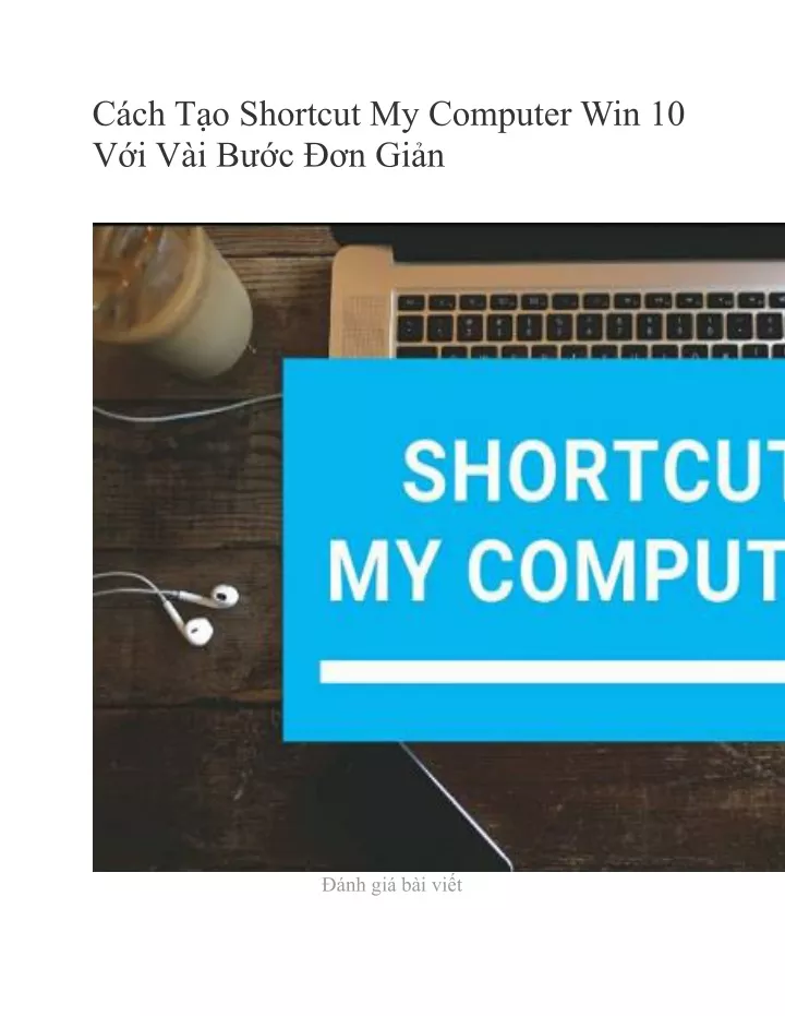 c ch t o shortcut my computer