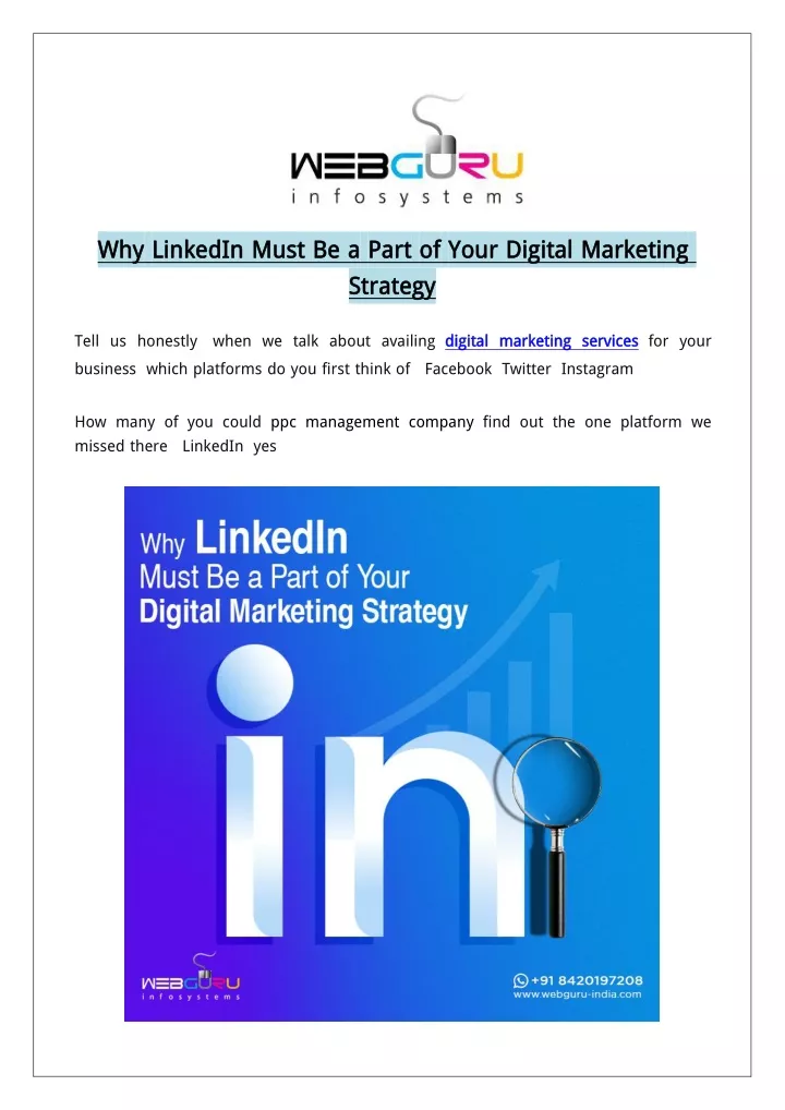 why why linkedin linkedin must