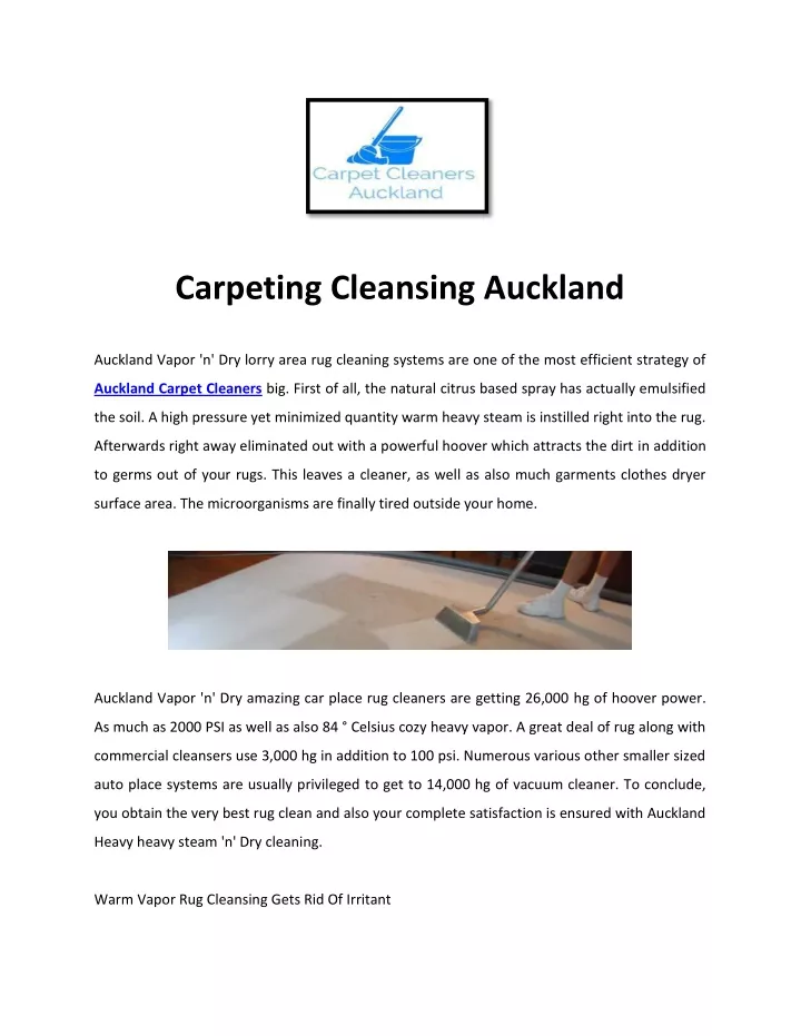 carpeting cleansing auckland