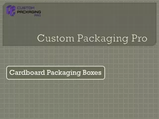 custom packaging pro