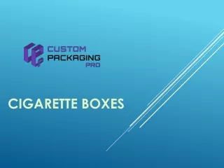 cigarette boxes