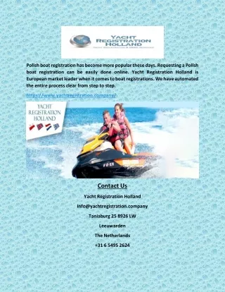Get Boat Registration |- ( Yachtregistration.company )