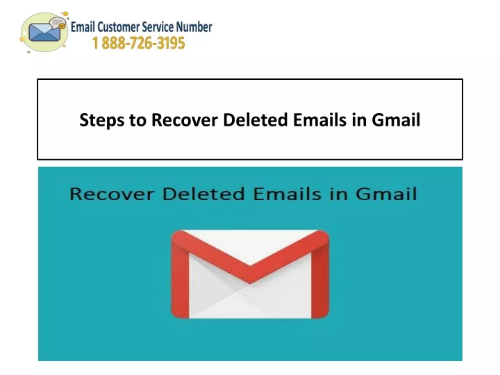 steps to recover deleted emails in gmail