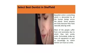 Dentist in Sheffield