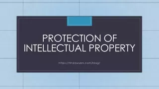 Protection of intellectual property