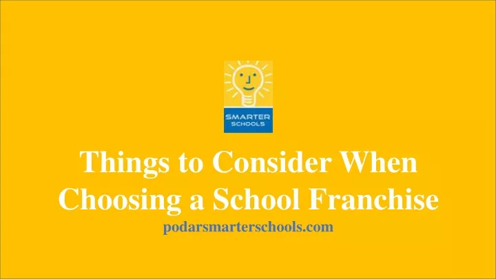 things to consider when choosing a school