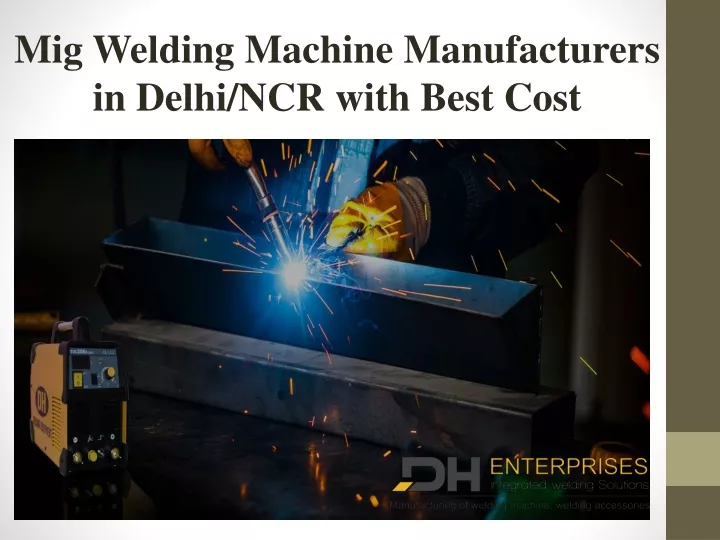 mig welding machine manufacturers in delhi