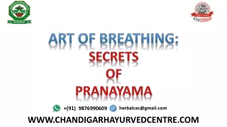 art of breathing secrets of pranayama