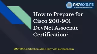 how to prepare for cisco 200 901 devnet associate