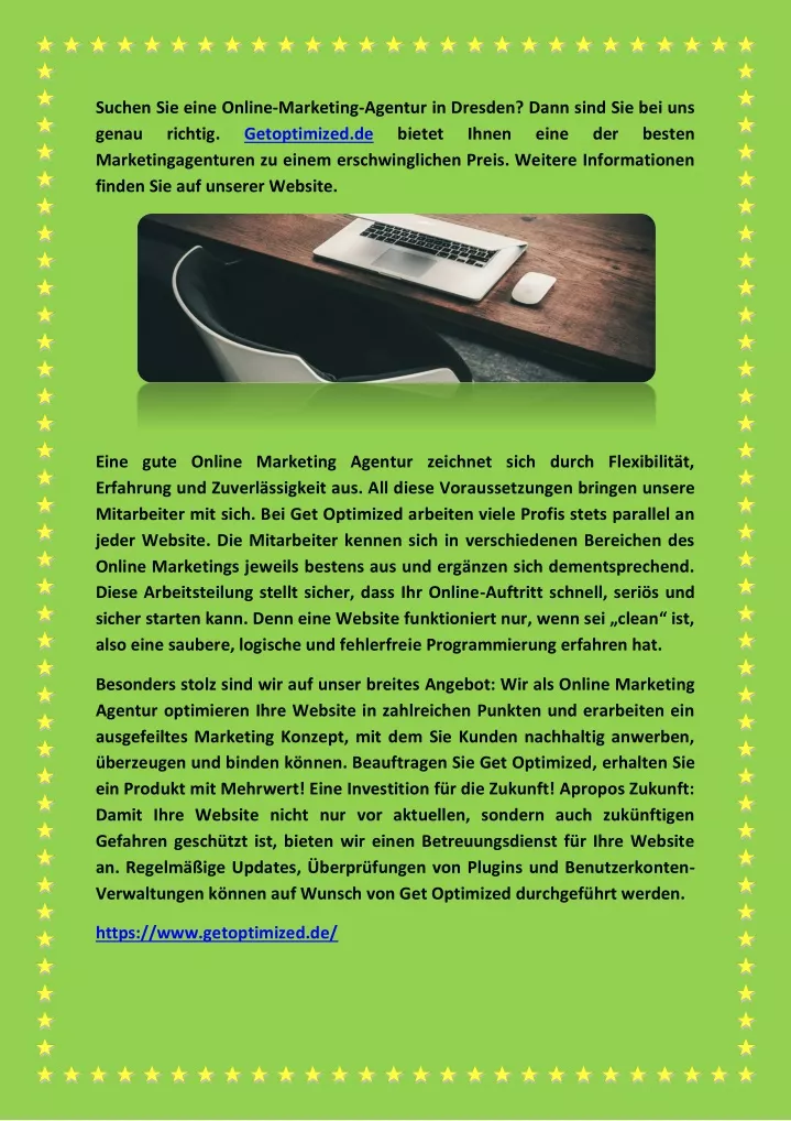 suchen sie eine online marketing agentur