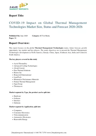 report title