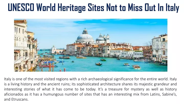 unesco world heritage sites not to miss
