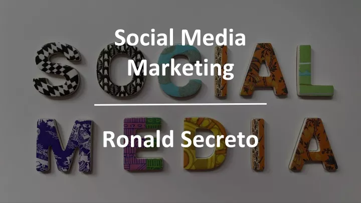 social media marketing