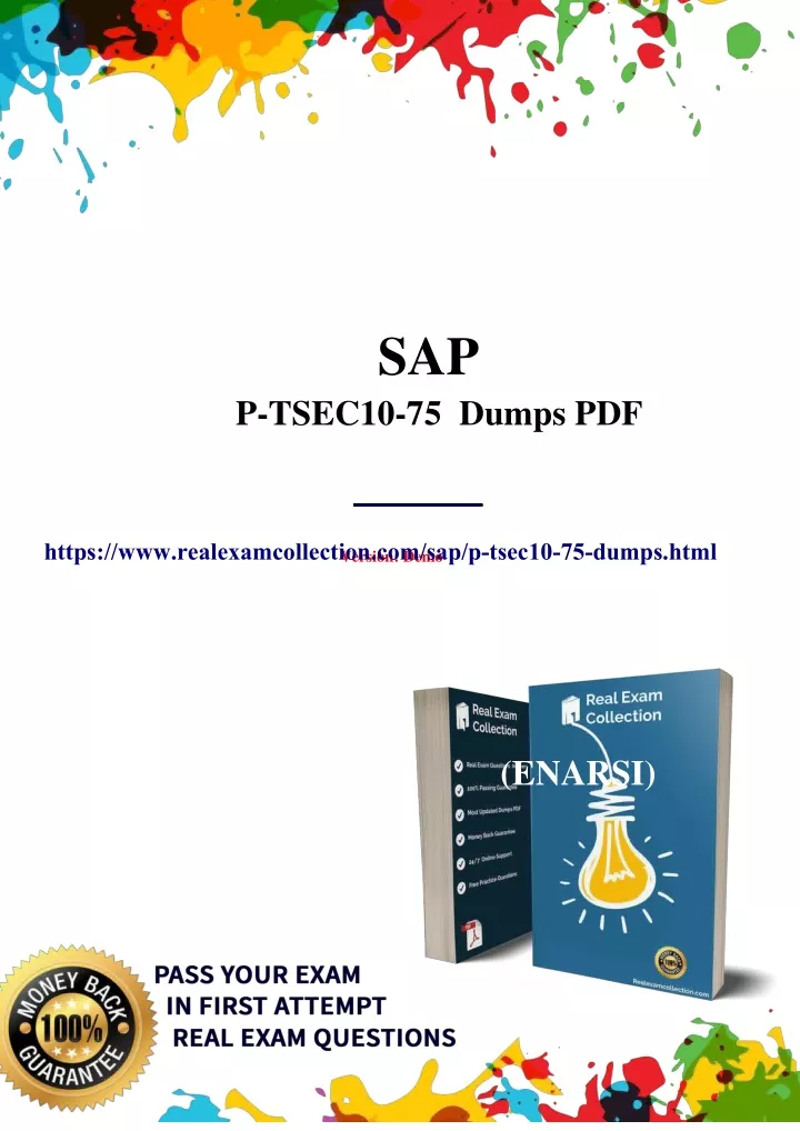 sap p tsec10 75 dumps pdf