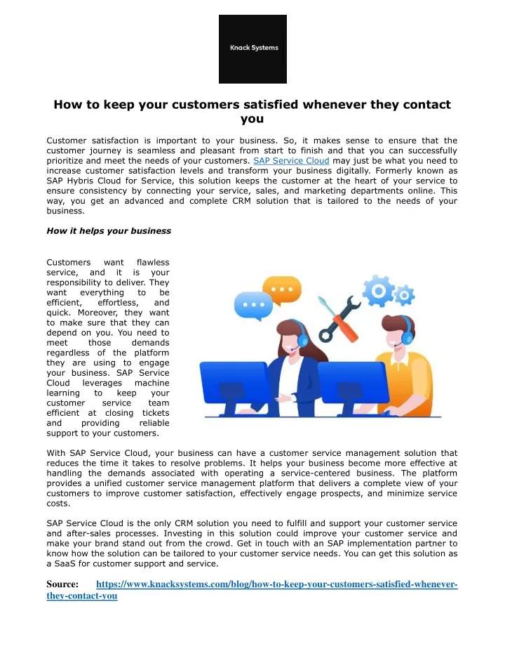 how to keep your customers satisfied whenever