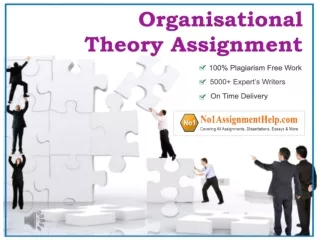 Organizational Theory Assignment By No1AssignmentHelp.Com