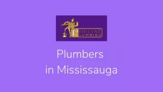 Plumbers in Mississauga