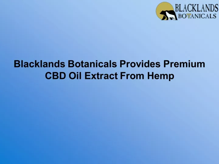 blacklands botanicals provides premium