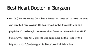 Heart Doctor in Gurgaon