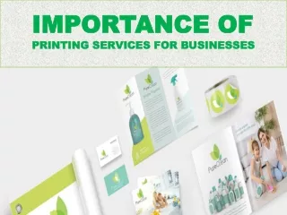 Importance of Printing Services for Businesses