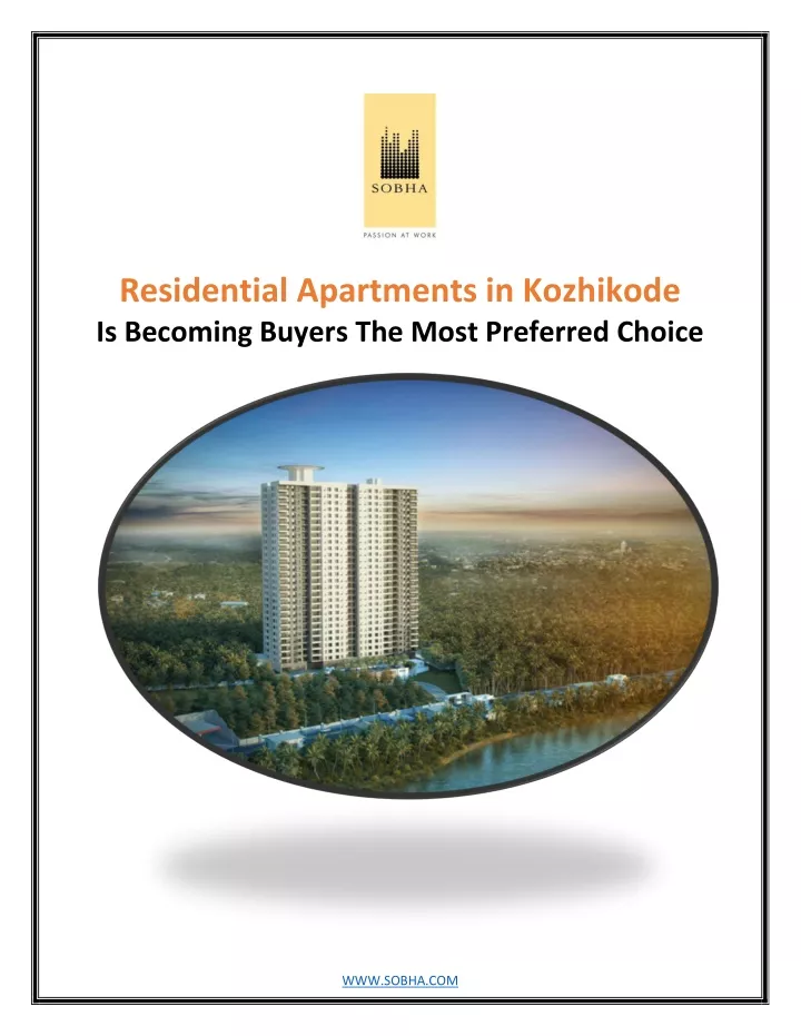 residential apartments in kozhikode is becoming