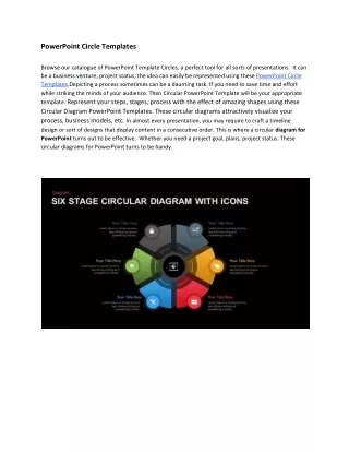 powerpoint circle templates browse our catalogue