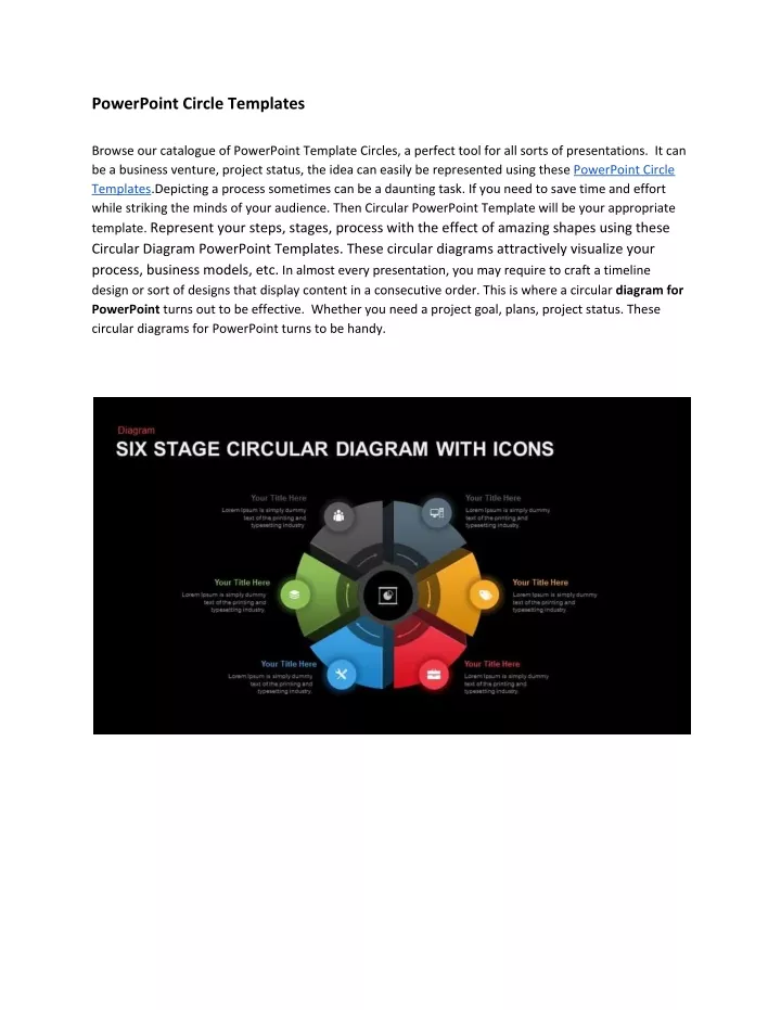 powerpoint circle templates browse our catalogue