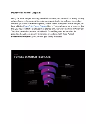 powerpoint funnel diagram using the usual designs
