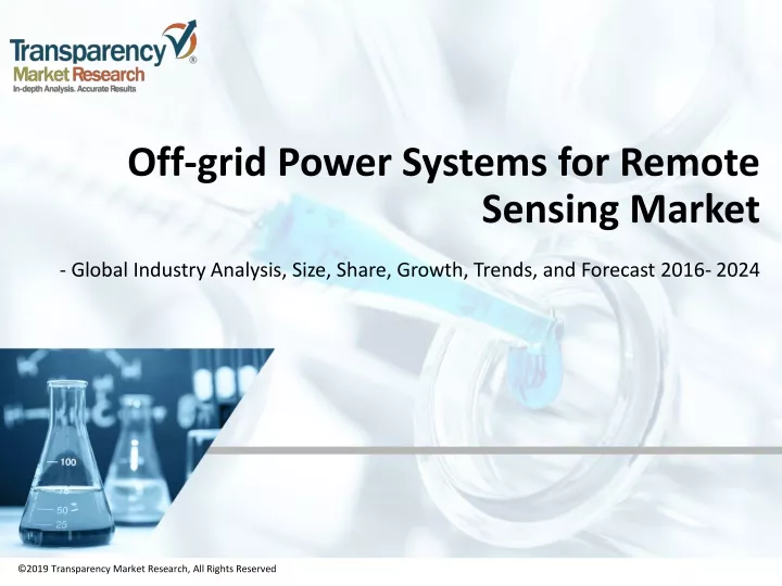off grid power systems for remote sensing market