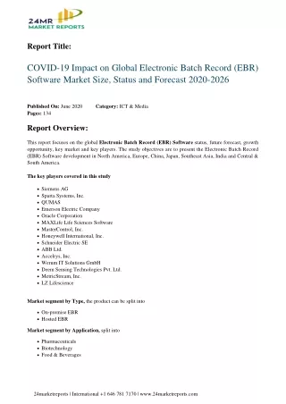 report title