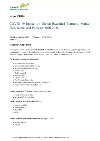 report title