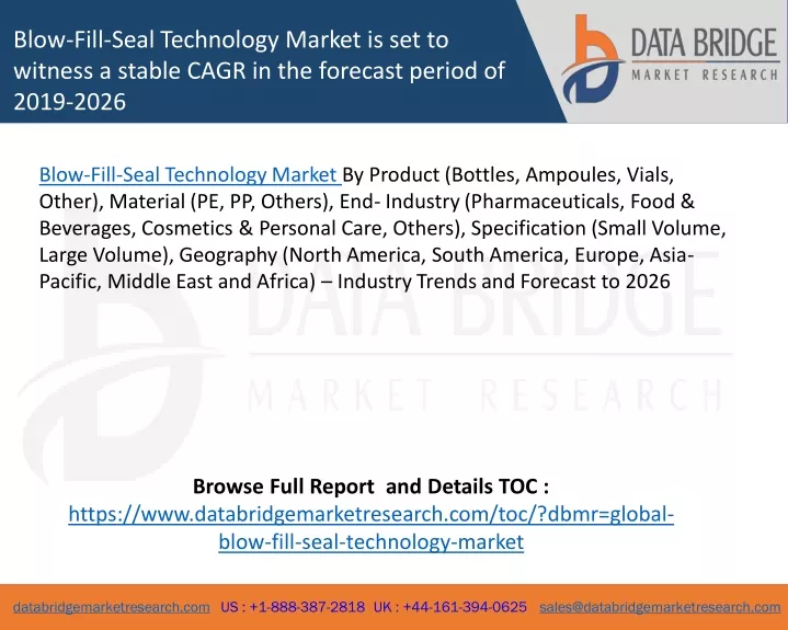 blow fill seal technology market