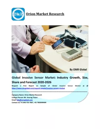 Invasive Sensors Market Research and Forecast, 2018-2023