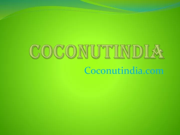 coconutindia