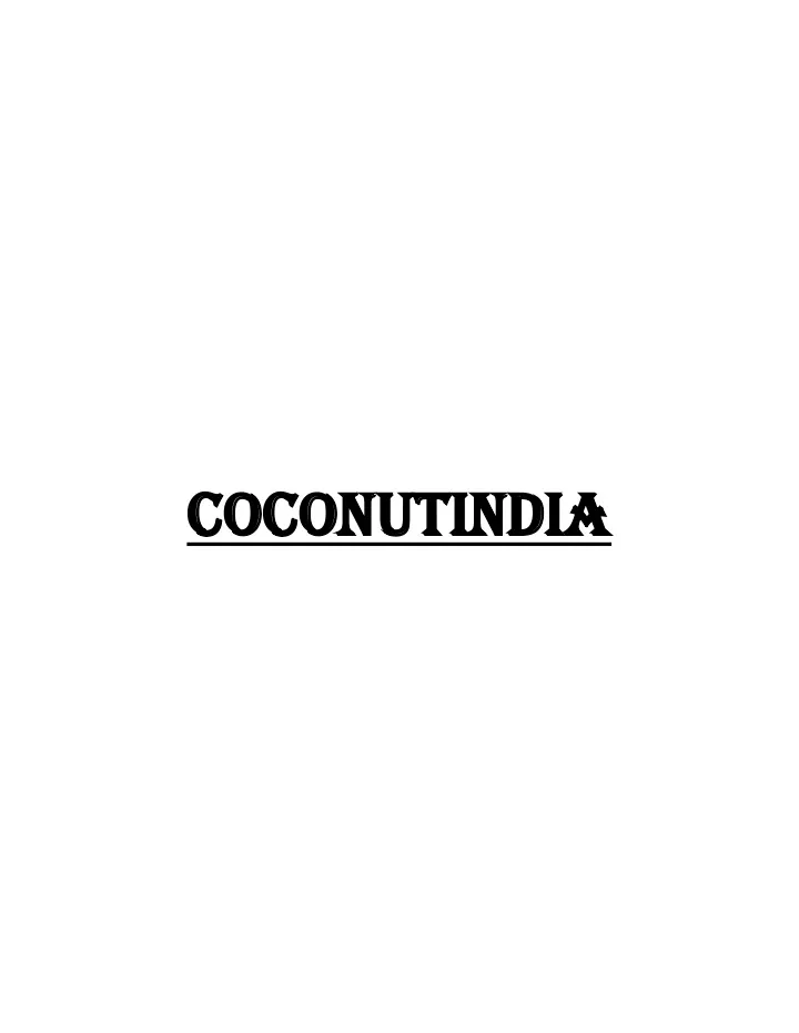 coconutindia coconutindia