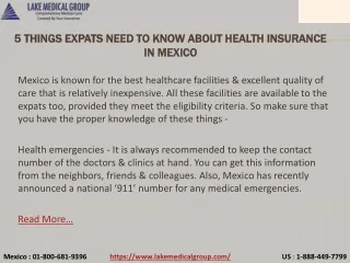 5 things expats need to know about health insurance in mexico