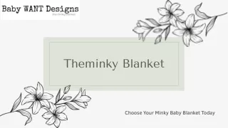 Baby Want Designs - Shop Handmade Soft Minky Blankets